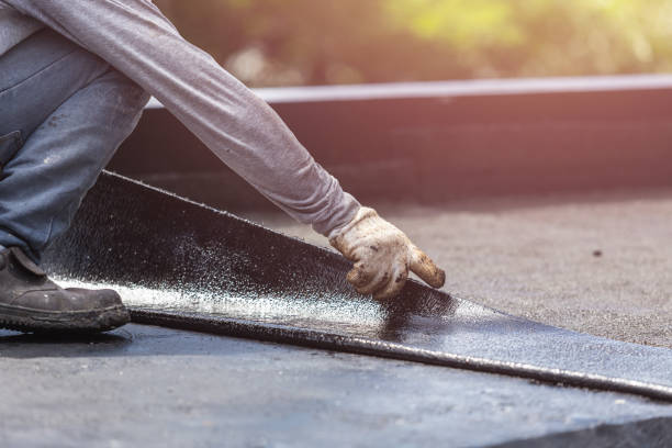 Professional Waterproofing technician working in Bethel, NC